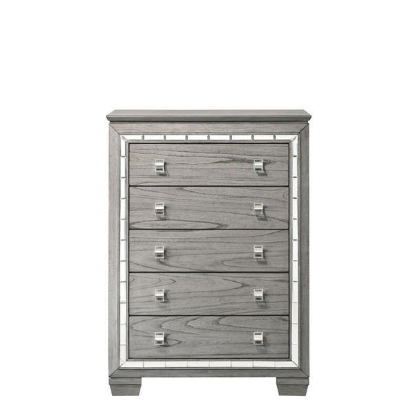 ACME Antares Chest, Light Gray Oak