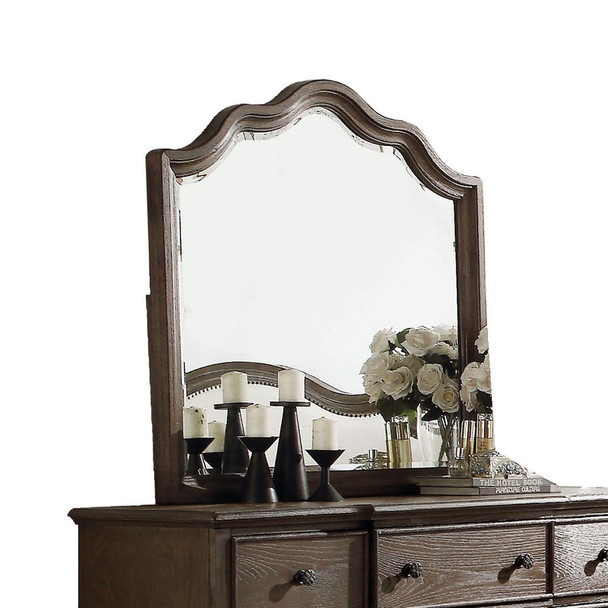 ACME Baudouin Mirror, Weathered Oak