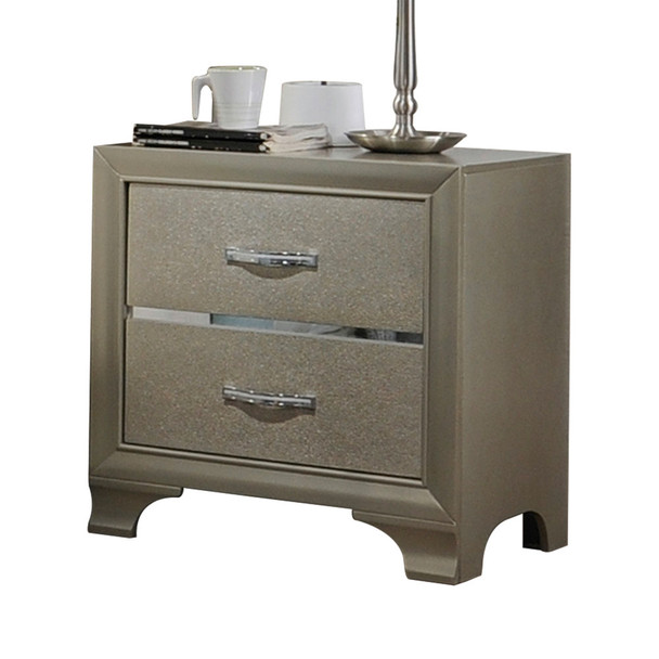 ACME Carine Nightstand, Champagne