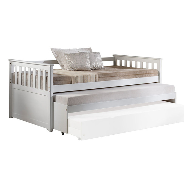 ACME Cominia Daybed & Pull-Out Bed, White (1Set/2Ctn)