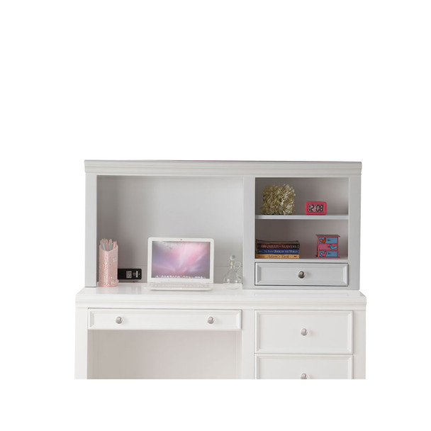 ACME Lacey Computer Hutch, White