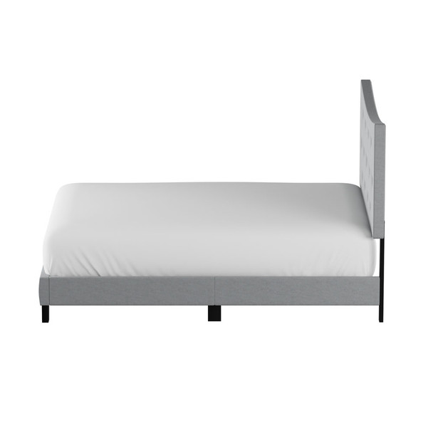 ACME Venacha Queen Bed, Gray Fabric