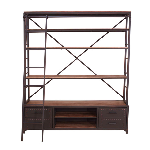 ACME 92436 Actaki Bookshelf, Sandy Gray (1Set/3Ctn)