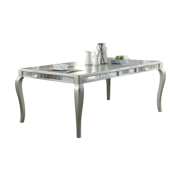 ACME 62080 Francesca Dining Table, Champagne