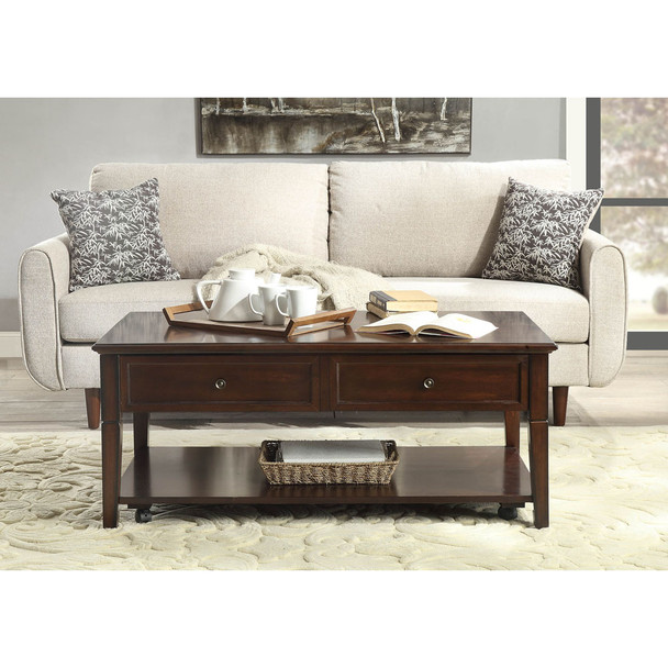 ACME 80254 Malachi Coffee Table w/Lift Top, Walnut