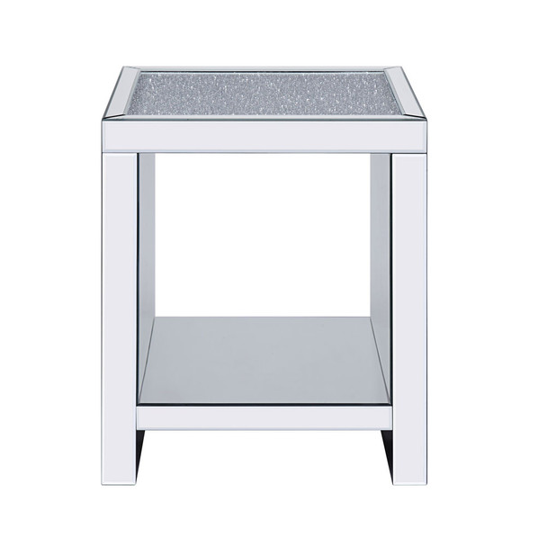 ACME 83582 Malish End Table, Mirrored