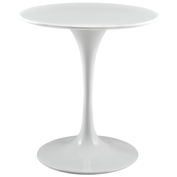 Modway Lippa 28" Round Wood Top Dining Table EEI-1115-WHI