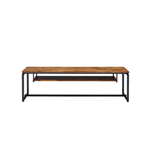 ACME Jurgen TV Stand, Oak & Black