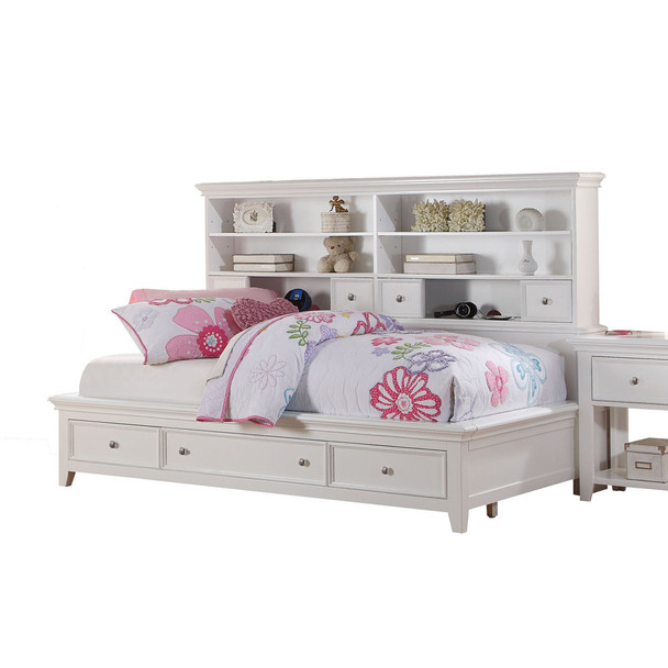 ACME Lacey Daybed w/Storage (Twin), White (1Set/3Ctn)