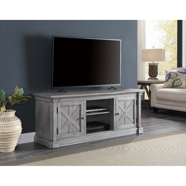 ACME 91612 Lucinda TV Stand, Gray Oak