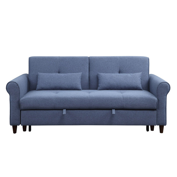 ACME Nichelle Sleeper Sofa, Blue Fabric