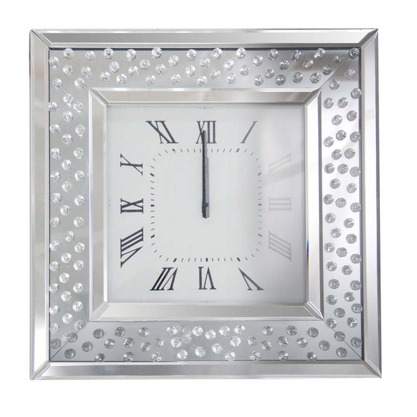 ACME 97394 Nysa Wall Clock, Mirrored