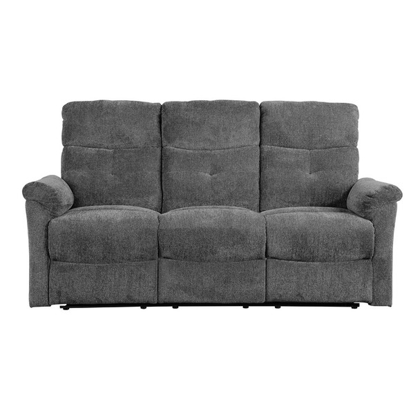 ACME Treyton Sofa (Motion), Gray Chenille