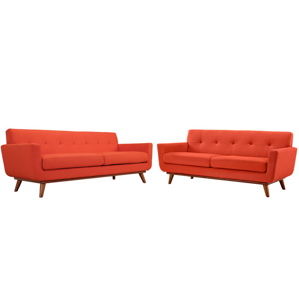 Modway Engage Loveseat and Sofa Set of 2 EEI-1348-ATO