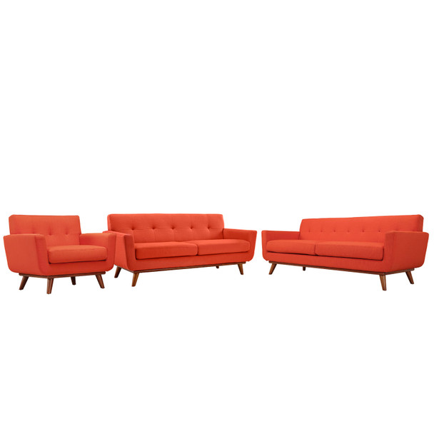 Modway Engage Sofa Loveseat and Armchair Set of 3 EEI-1349-ATO