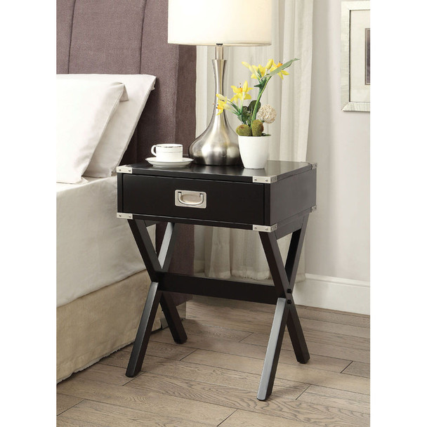 ACME 82822 Babs End Table, Black