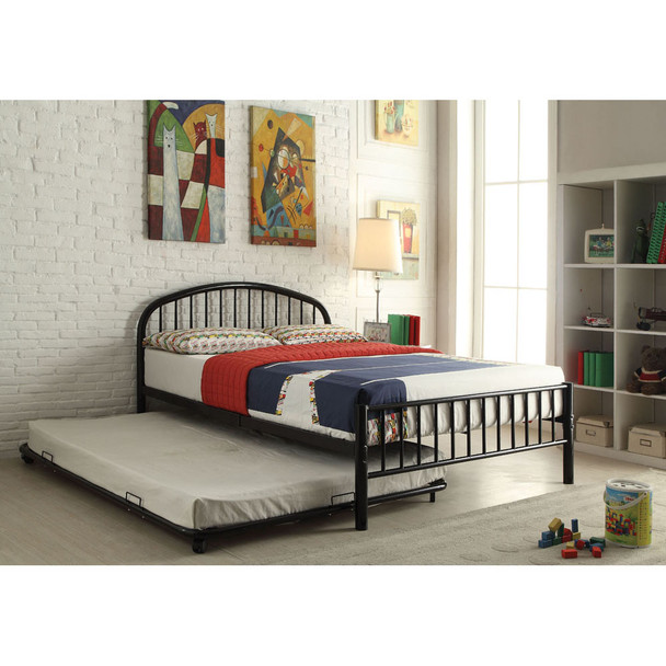 ACME 30468BK Cailyn Trundle (Full), Black