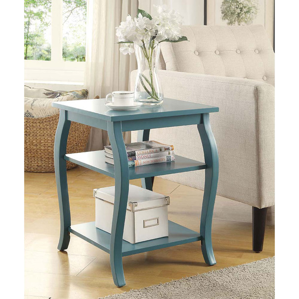 ACME 82832 Becci End Table, Teal