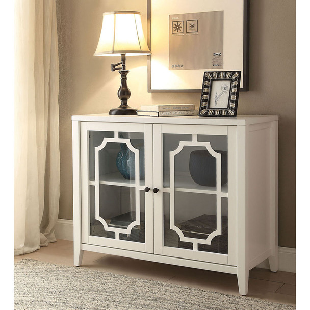ACME 97384 Ceara Console Table, White