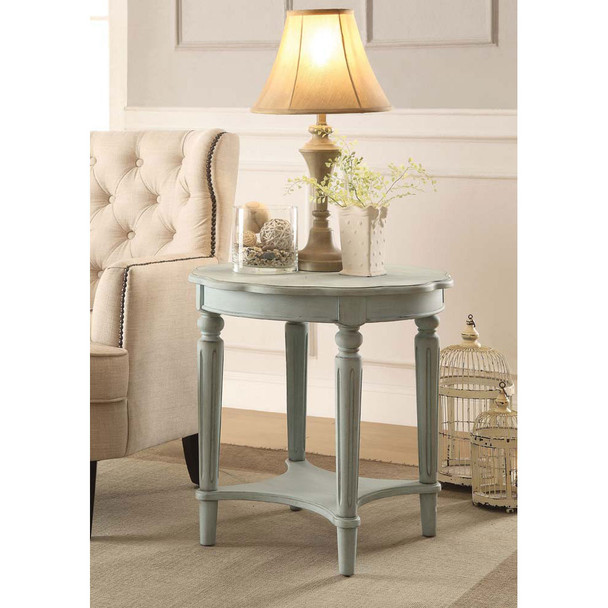 ACME 82912 Fordon End Table, Antique Green