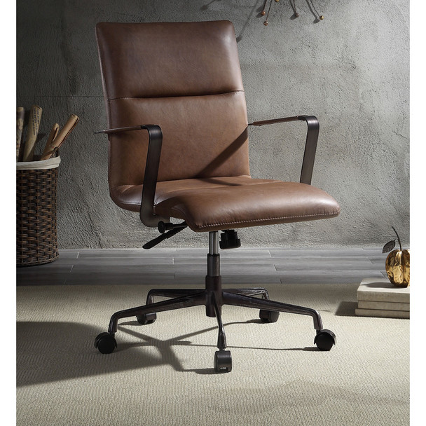 ACME 92568 Indra Office Chair, Vintage Chocolate