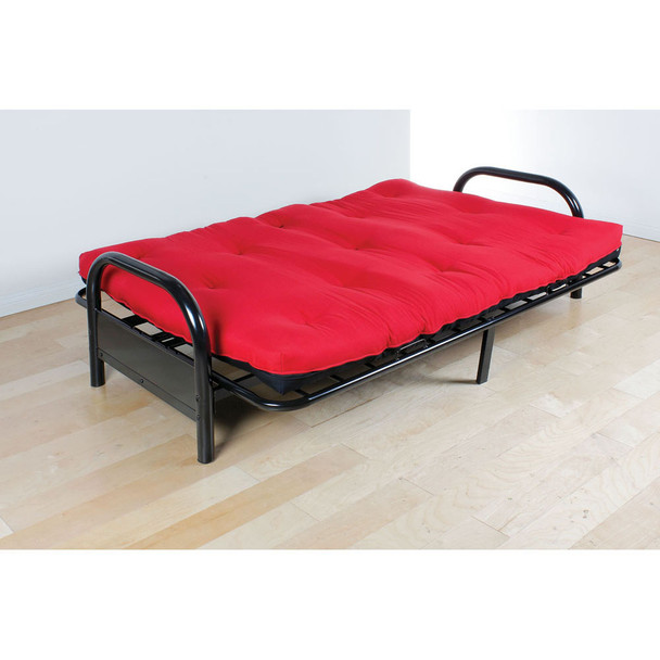 ACME 02812 Nabila Full Futon Mattress, 8"H, Red & Black