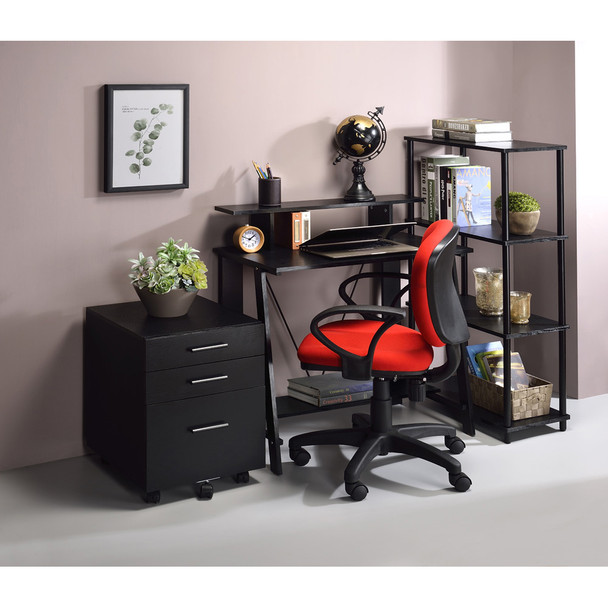 ACME 92734 Nypho Writing Desk, Black Finish