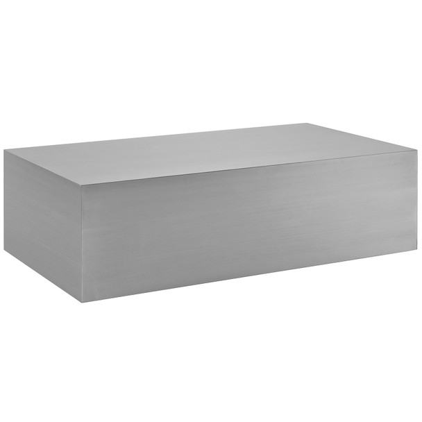 Modway Cast Stainless Steel Coffee Table EEI-2098-SLV Silver