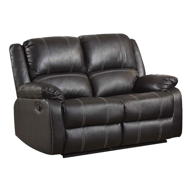 ACME Zuriel Loveseat (Motion), Black PU