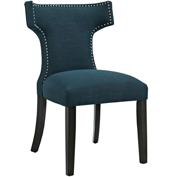 Modway Curve Fabric Dining Chair EEI-2221-AZU Azure