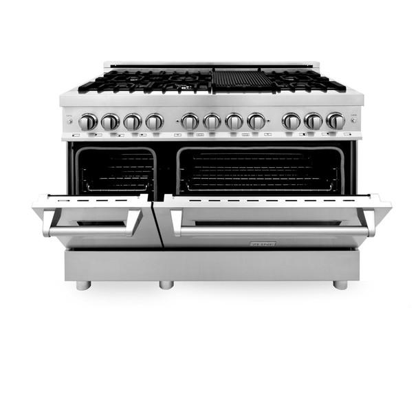 ZLINE 48" Professional Dual Fuel Range with Blue Matte Door (RA-BM-48)