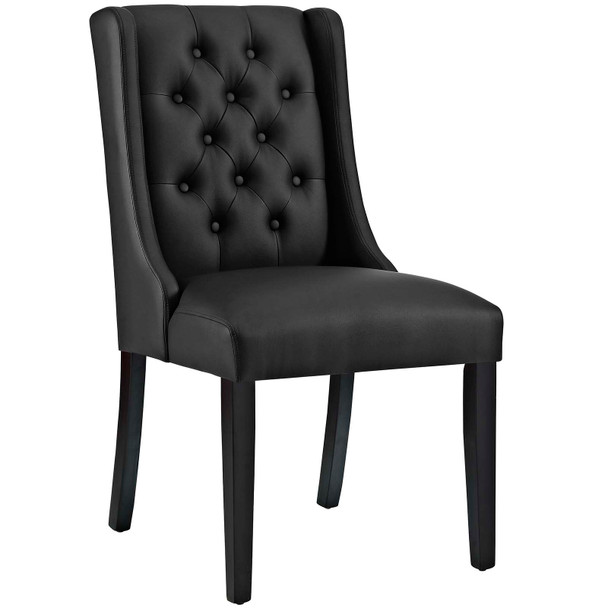 Modway Baronet Vinyl Dining Chair EEI-2234-BLK