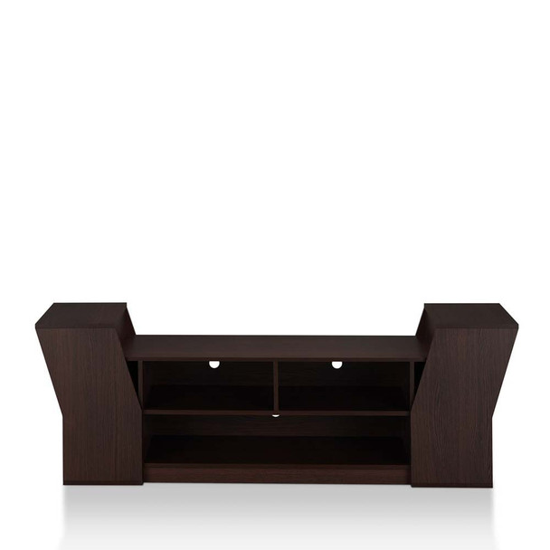 Furniture of America FGI-1789C5 Ezra Contemporary 70-Inch TV Stand in Espresso