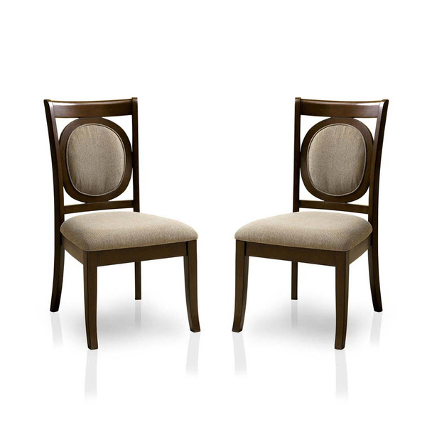 Furniture of America IDF-3418SCX2 Brielle Contemporary Side Chairs (Set of 2)