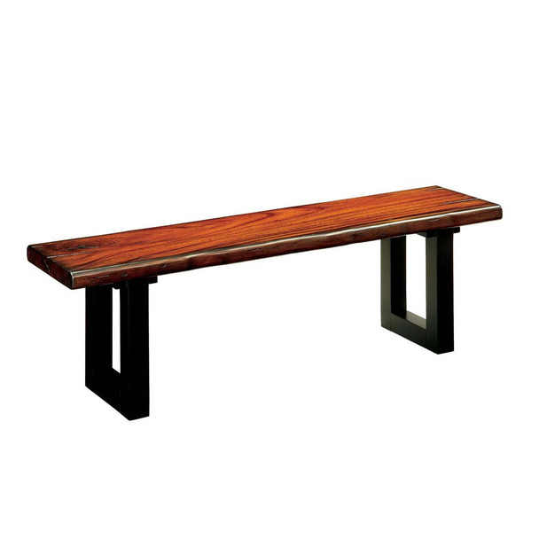 Furniture of America IDF-3606BN Ava Contemporary Sled Bench