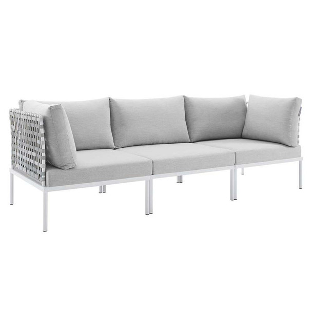 Modway EEI-4965 Harmony Sunbrella Patio Aluminum Sofa