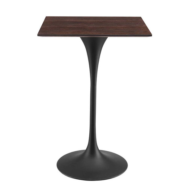 Modway EEI-4891 Lippa 28" Square Wood Bar Table