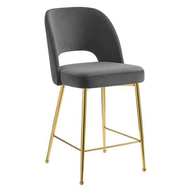 Modway EEI-4641 Rouse Performance Velvet Counter Stool