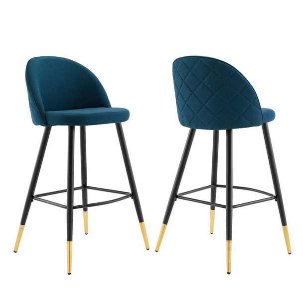 Modway EEI-4526 Cordial Fabric Bar Stools - Set of 2