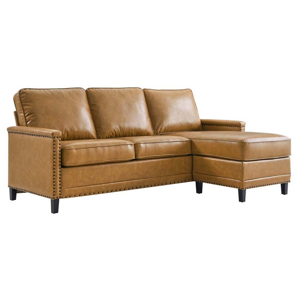 Modway EEI-4996 Ashton Vegan Leather Sectional Sofa