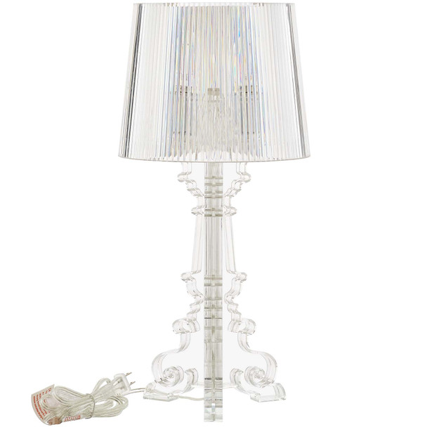 Modway French Petite Acrylic Acrylic Table Lamp Clear EEI-2896-CLR