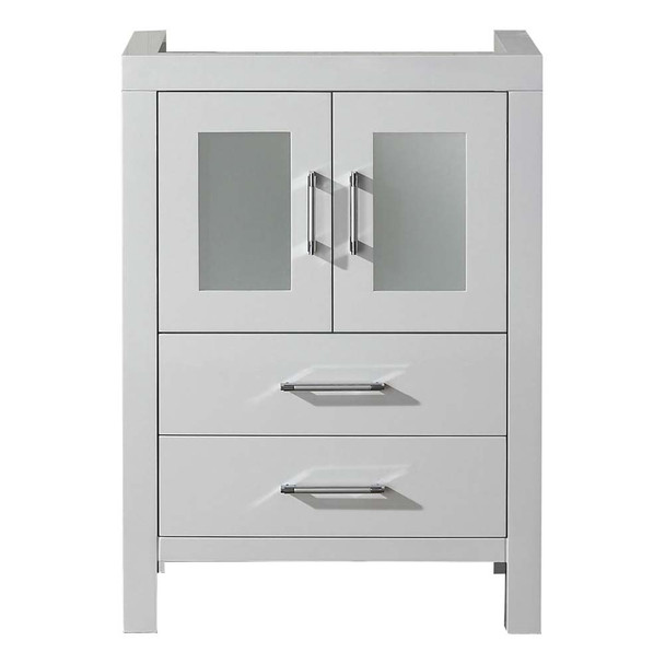Virtu USA KS-70024-CAB-WH Dior 24" Cabinet Only in White