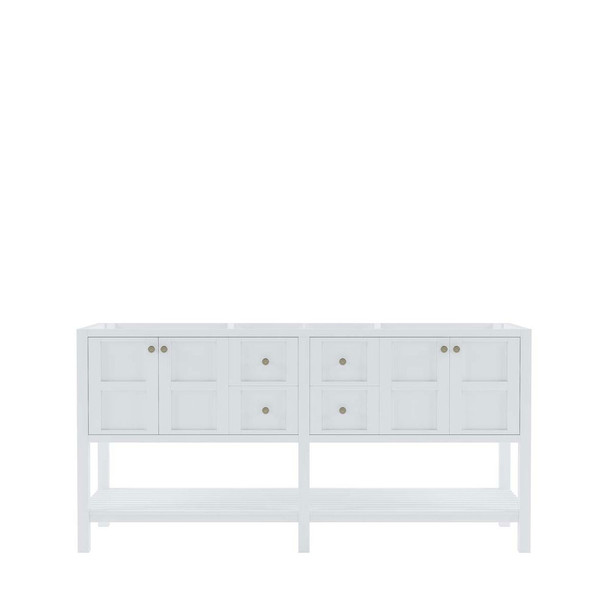 Virtu USA ED-30072-CAB-WH Winterfell 72" Cabinet Only in White