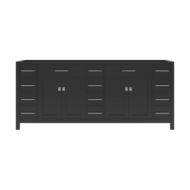 Virtu USA MD-2178-CAB-ES Caroline Parkway 78" Cabinet Only in Espresso