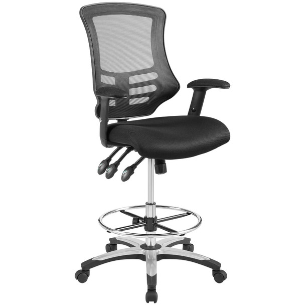Modway Calibrate Mesh Drafting Chair EEI-3043-BLK Black