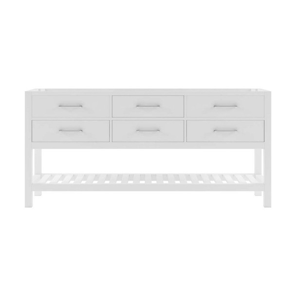 Virtu USA MD-2272-CAB-WH Caroline Estate 72" Cabinet Only in White