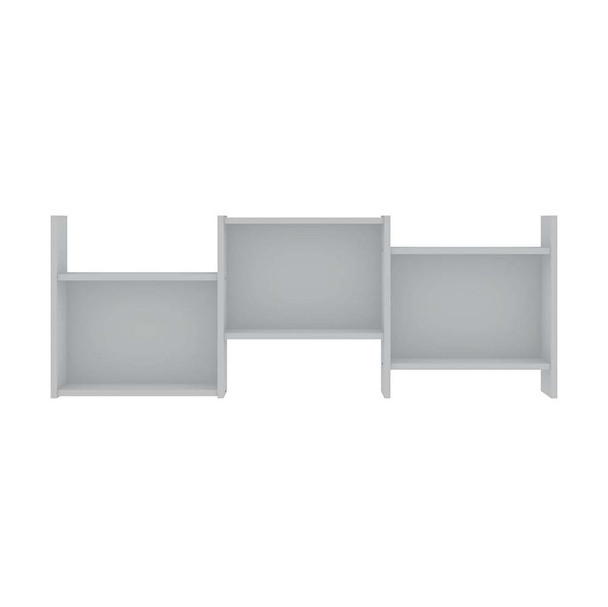 Manhattan Comfort 13PMC1 Hampton Zig-Zag Wall Decor Shelves in White