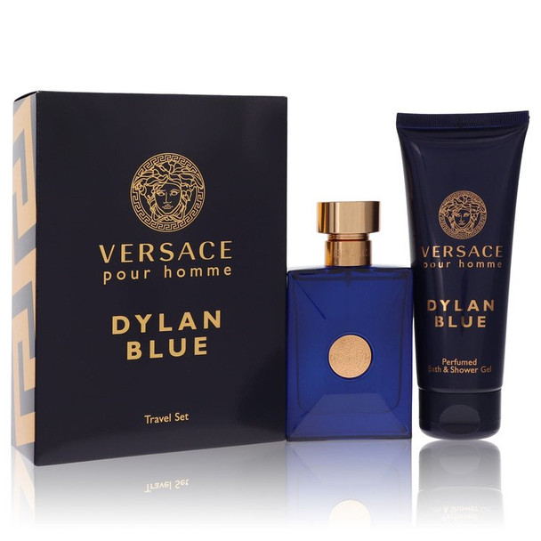 Versace Pour Homme Dylan Blue by Versace Gift Set -- for Men
