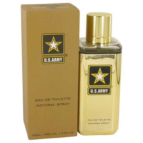 US Army Gold by US Army Eau De Toilette Spray 3.3 oz for Men