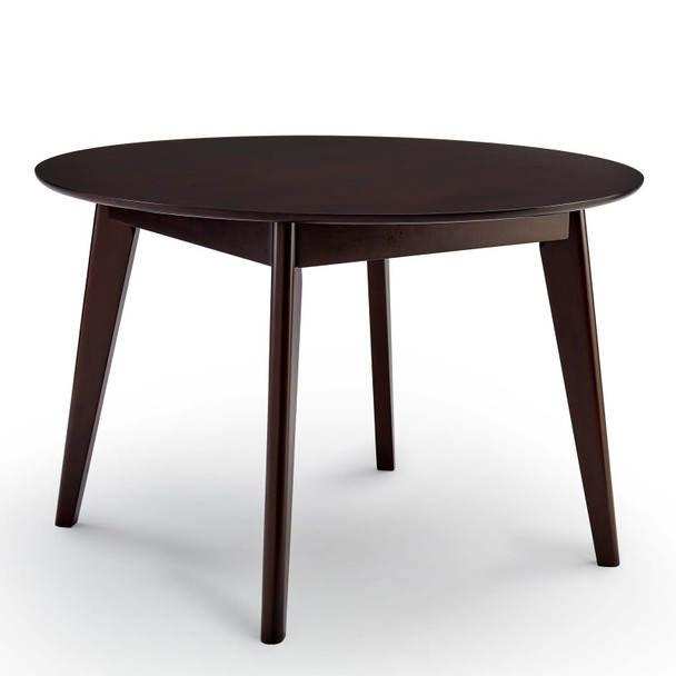 Modway Vision 45" Round Dining Table EEI-3751-CAP Cappuccino